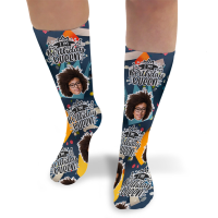 Birthday Queen Personalised Photo Socks