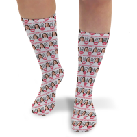 Mothers Day Love Personalised Photo Socks 