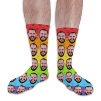 Pride 1 Personalised Photo Socks LGBT