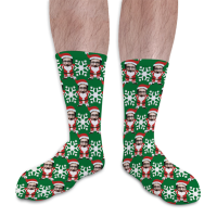 Santa Body Christmas Personalised Socks