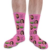 We're Like 2 Peas In A Pod Valentines Day Personalised Socks