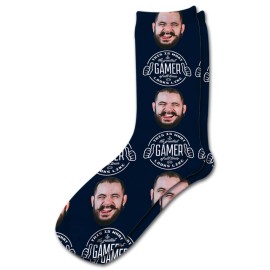 Gaming Fan 2 Personalised Photo Socks