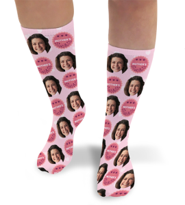 Happy Mothers Day Personalised Photo Socks 