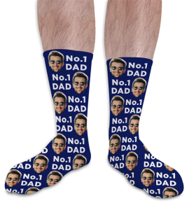 Photo & Message Personalised Photo Socks