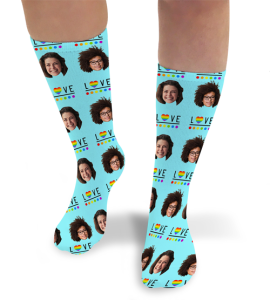 Pride 9 Personalised Photo Socks LGBT