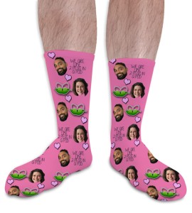 We're Like 2 Peas In A Pod Valentines Day Personalised Socks