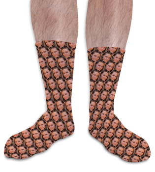 Face Mash Personalised Photo Socks