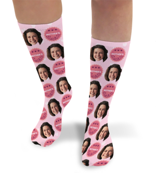 Happy Mothers Day Personalised Photo Socks 
