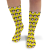 Coloured Background Personalised Photo Socks