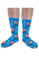 Best Man Personalised Photo Socks Wedding