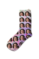 Birthday Confetti Personalised Photo Socks 