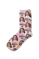 Happy Birthday Relatives Hearts Personalised Photo Socks 