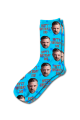 Happy Birthday Relatives Stars Personalised Photo Socks 