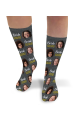 Bride Squad Personalised Photo Socks Wedding
