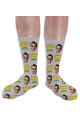Champion Dad Fathers Day Personalised Photo Socks 