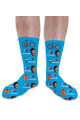 I Love Cycling Personalised Photo Socks