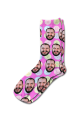 Rude Love Hearts Valentines Day Personalised Socks