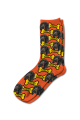 Personalised Pet Photo Socks Dog Dark Orange