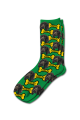 Personalised Pet Photo Socks Dog Green
