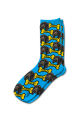 Personalised Pet Photo Socks Dog Sky Blue