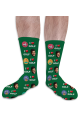 I Love Golf Personalised Photo Socks