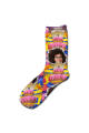 Happy Birthday Cake Personalised Photo Socks 
