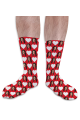 Valentines Day Personalised Socks Hearts 1