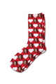 Valentines Day Personalised Socks Hearts 1