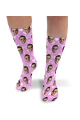 Valentines Day Personalised Socks Hearts 2