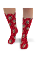 Valentines Day Personalised Socks Hearts 3