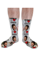 I Love Blogging Personalised Photo Socks