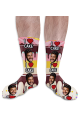 I Love Cake Personalised Photo Socks