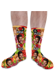 I Love Pizza Personalised Photo Socks