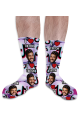 I Love Tik Tok Personalised Photo Socks