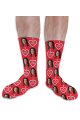 Valentines Day Personalised Socks I Love You
