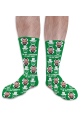 St Patricks Day Personalised Photo Socks I'm Not A Leprechaun