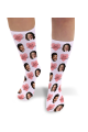 Just Married Personalised Photo Socks Wedding