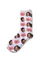Just Married Personalised Photo Socks Wedding