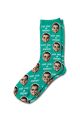 Last Day Of Freedom Personalised Photo Socks Wedding