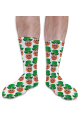 St Patricks Day Personalised Photo Socks Leprechaun Face