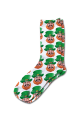 St Patricks Day Personalised Photo Socks Leprechaun Face