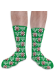St Patricks Day Personalised Photo Socks Lets Get Fecked