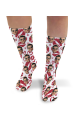 Valentines Day Personalised Socks Lips