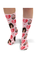 Love Is In The Air Valentines Day Personalised Socks