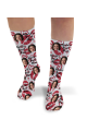 Mothers Day Kisses Photo And Message Personalised Photo Socks 