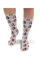 Mothers Day Wine Personalised Photo Socks 
