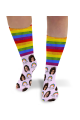 Pride 5 Personalised Photo Socks LGBT